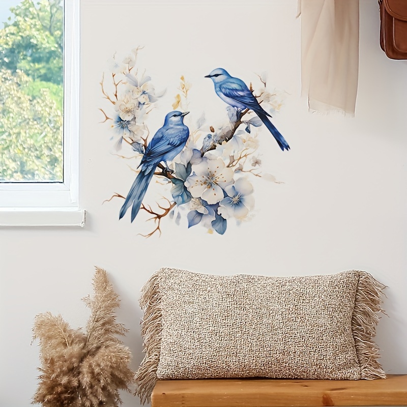 Home Decor Locations - 1 Piece of Watercolor-Style Bird and