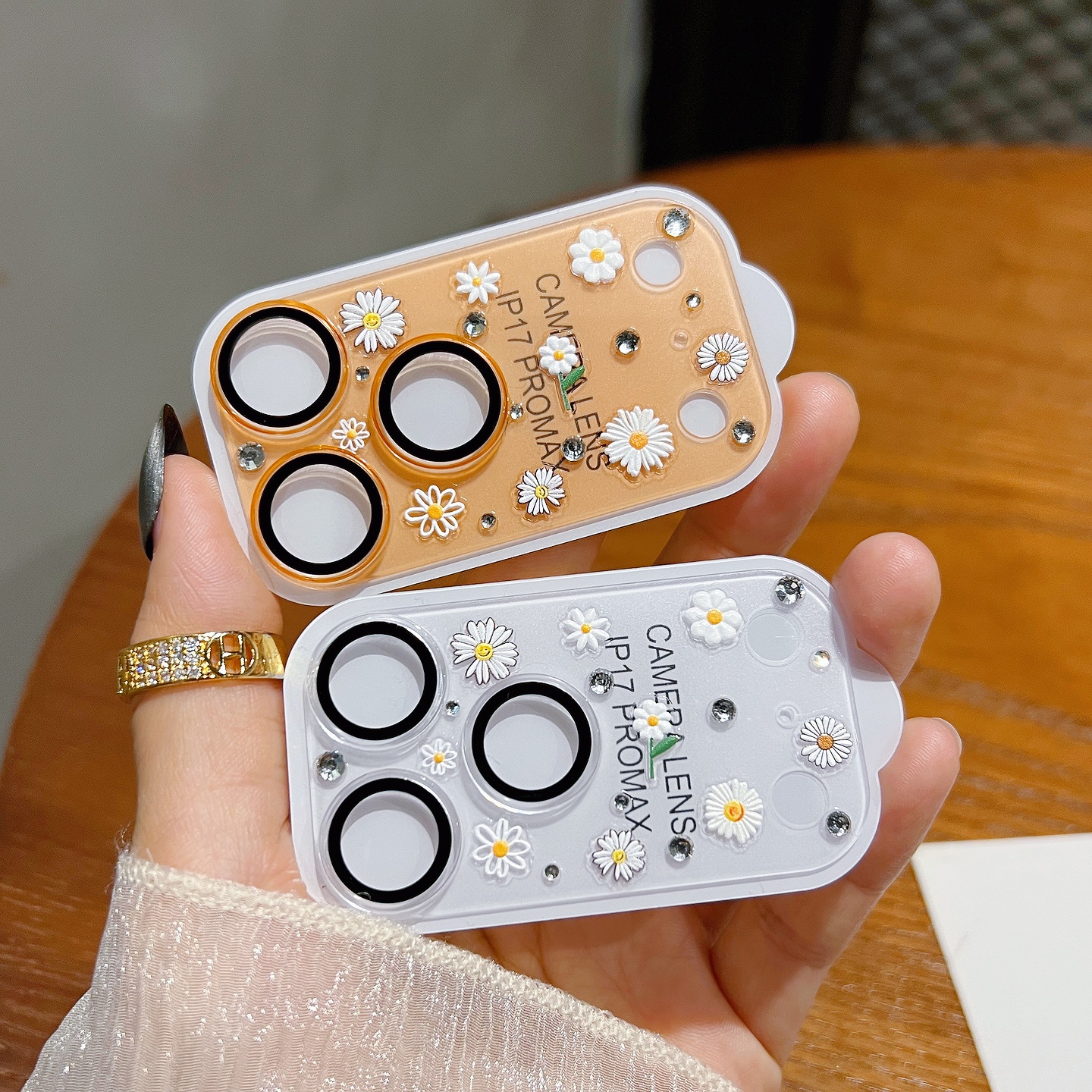 Home Decor Daisy - Daisy Flower Stickers Rear Camera Lens