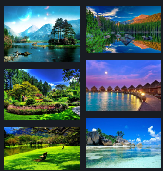 Home Decor Locations - 10Style Choose Beautiful Locations Canvas POSTER