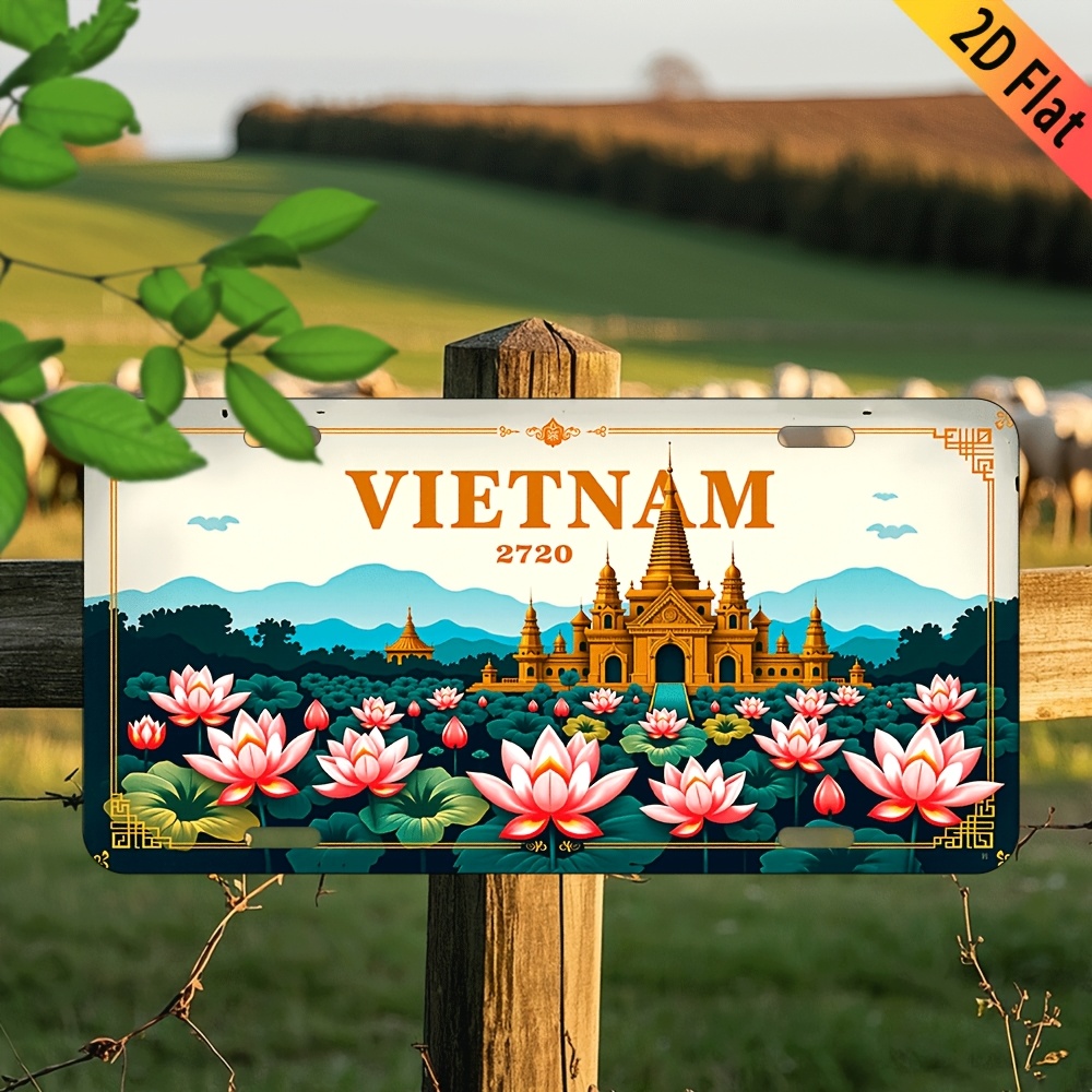 Aluminum Painting Vintage Viet - Home Decor Vietnam reseña y precio