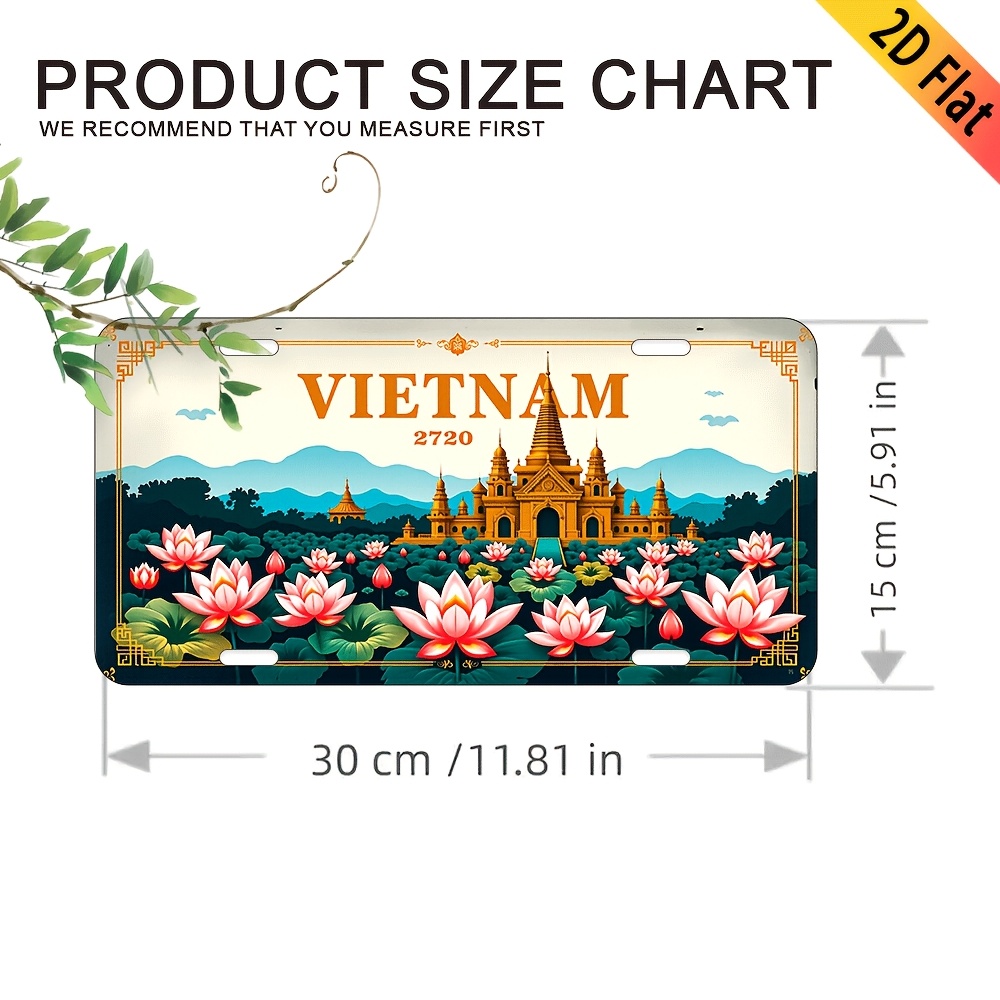 Aluminum Painting Vintage Viet - Home Decor Vietnam reseña y precio