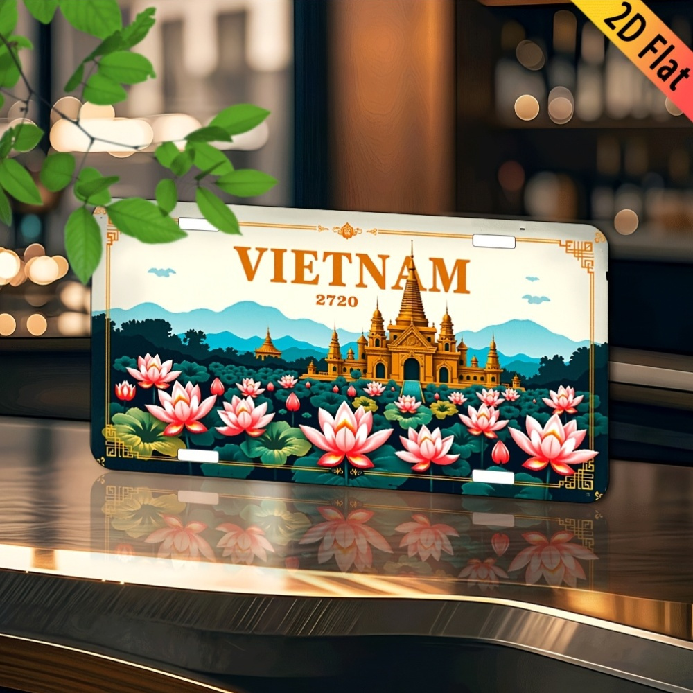 Aluminum Painting Vintage Viet - Home Decor Vietnam reseña y precio