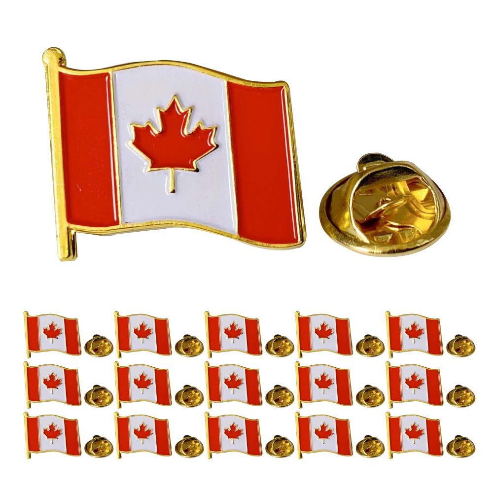 Enamel Canada Flag Lapel Pin - - Home Decor Canada reseña y precio