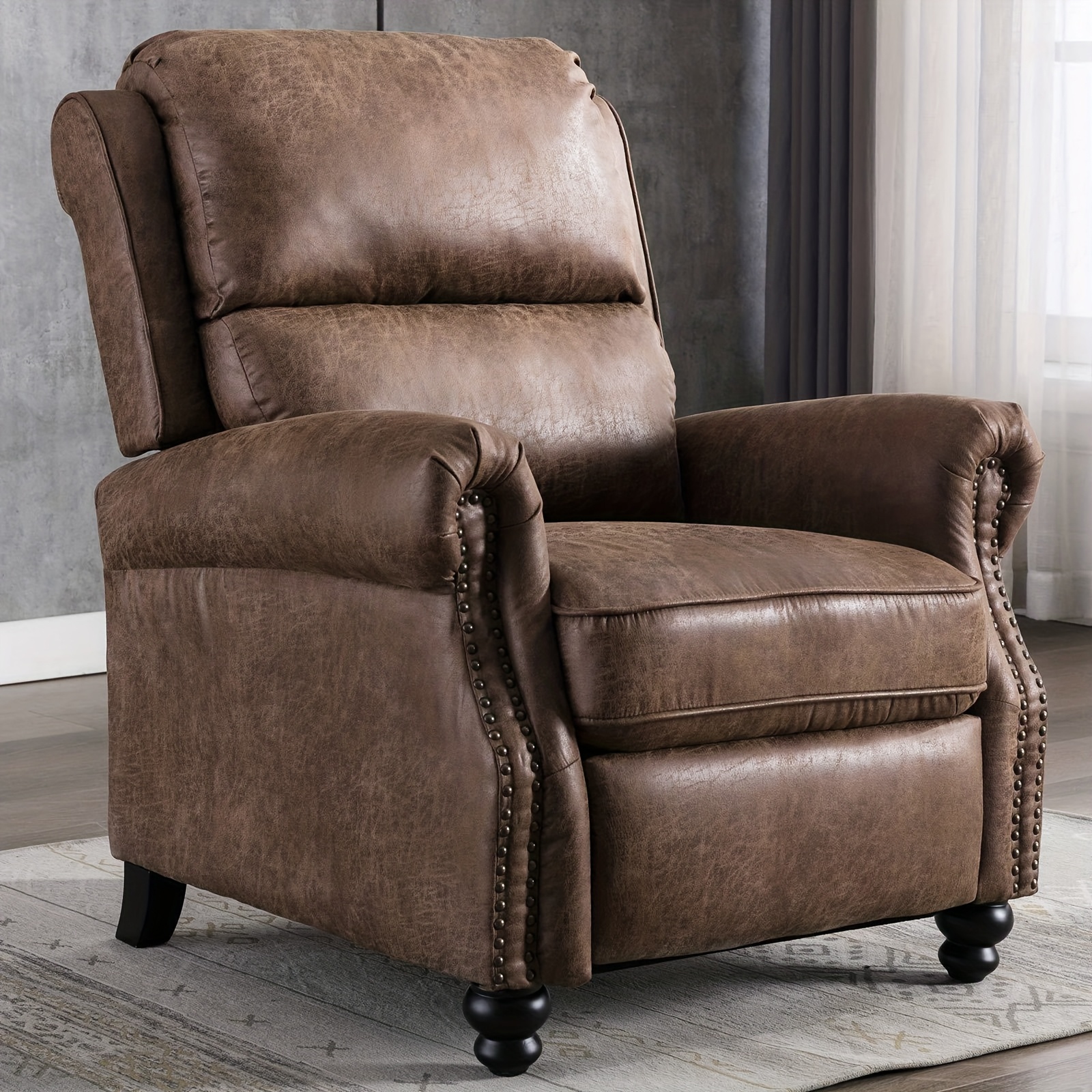 Pushback Recliner Chair Faux L - Home Decor Vietnam reseña y precio
