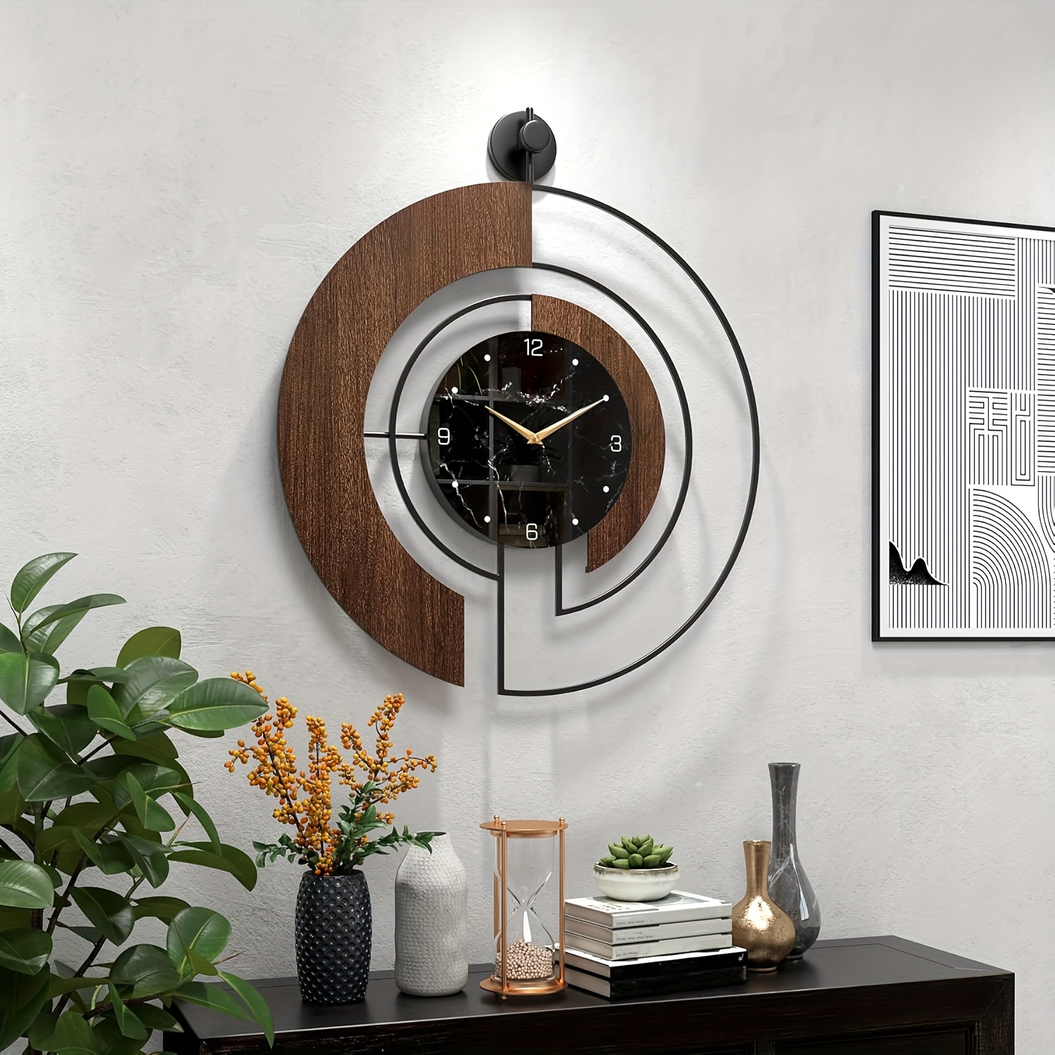23.6 Inch Walnut-Grain Marble  - Home Decor Living reseña y precio