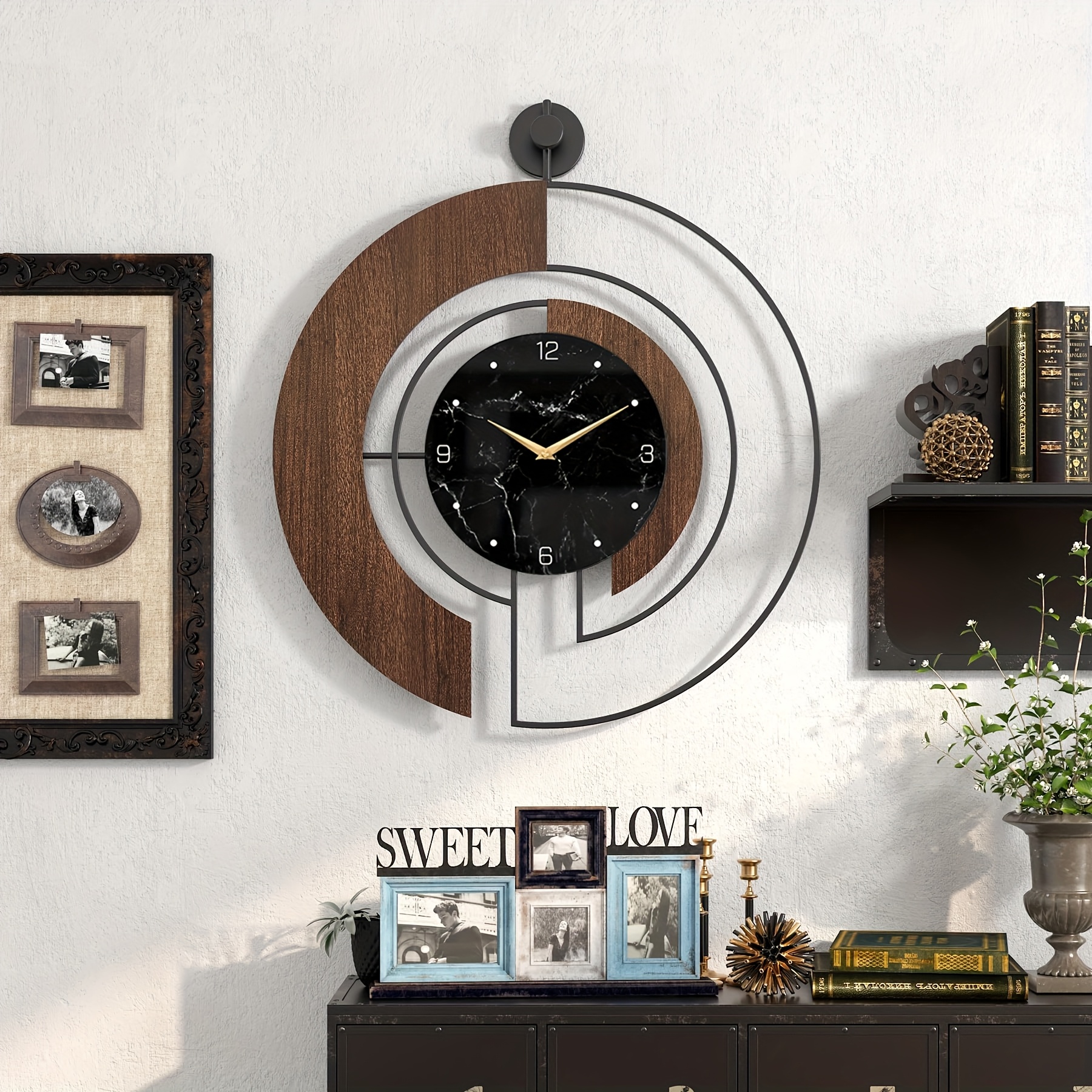 23.6 Inch Walnut-Grain Marble  - Home Decor Living reseña y precio