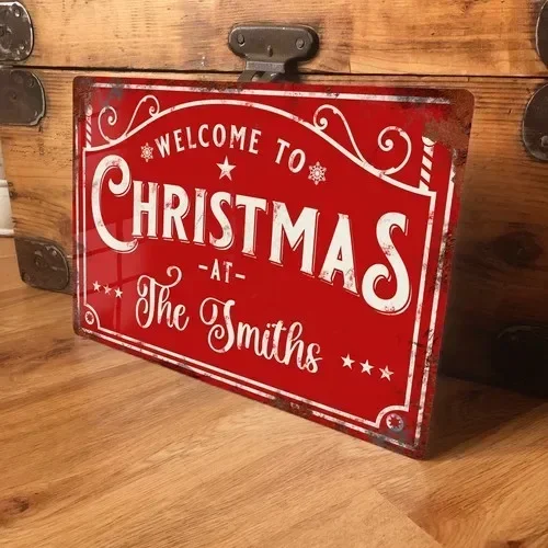 Personalized Christmas Metal S - Home Decor Locations reseña y precio