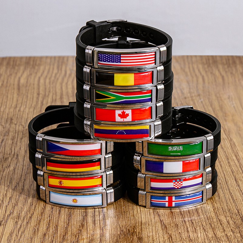 Fashion National Flag Bracelet - Home Decor Canada reseña y precio