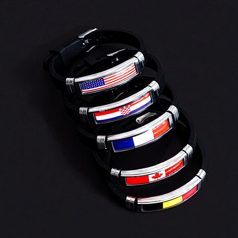 Fashion National Flag Bracelet - Home Decor Canada reseña y precio