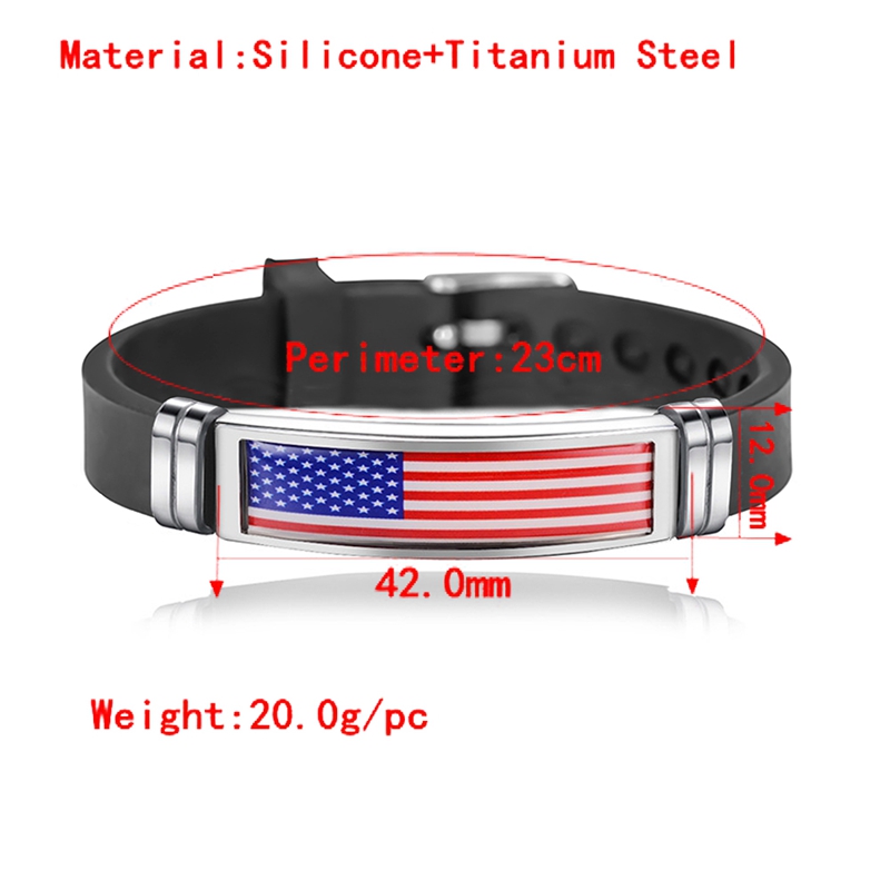 Fashion National Flag Bracelet - Home Decor Canada reseña y precio