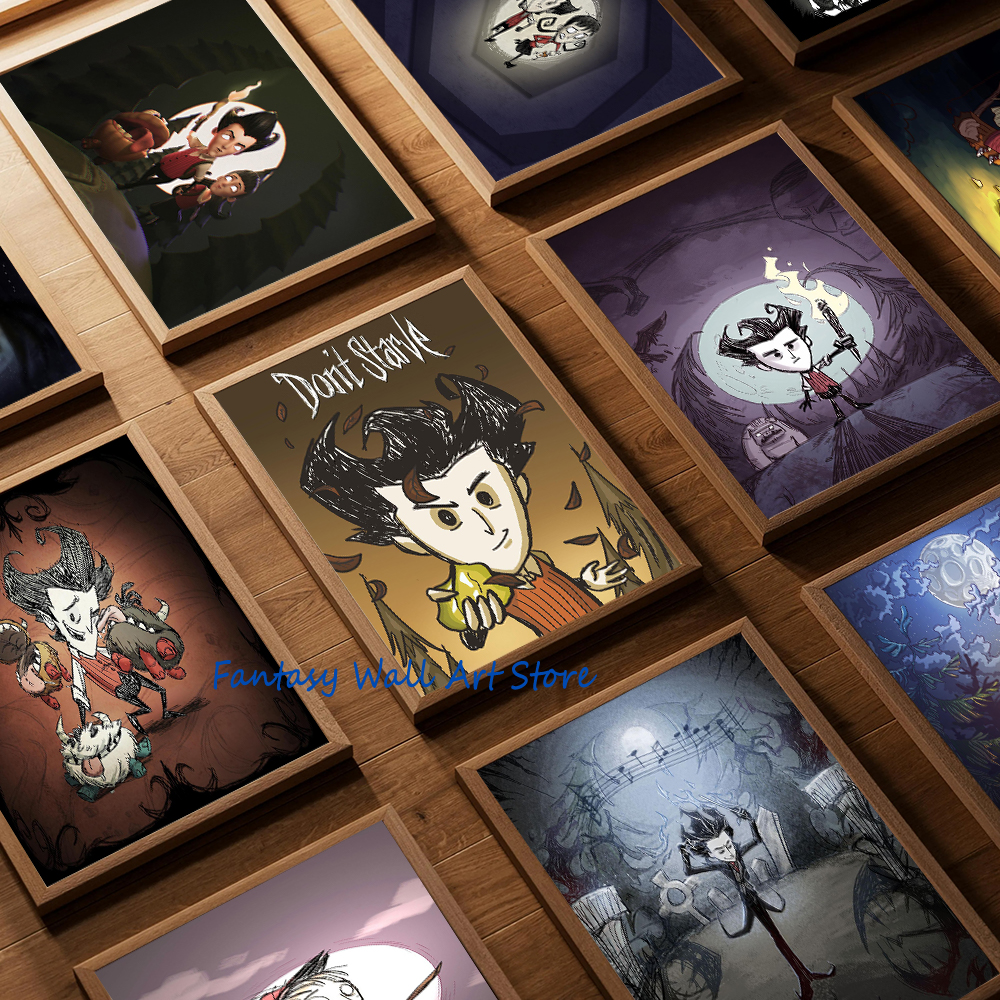 Don't Starve Gaming Poster Wil - Home Decor Mobile Game reseña y precio