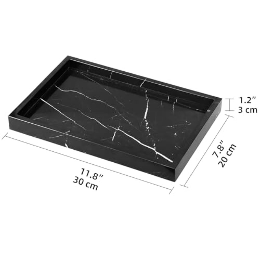Marble Bathroom Vanity Tray, N - Home Decor You reseña y precio