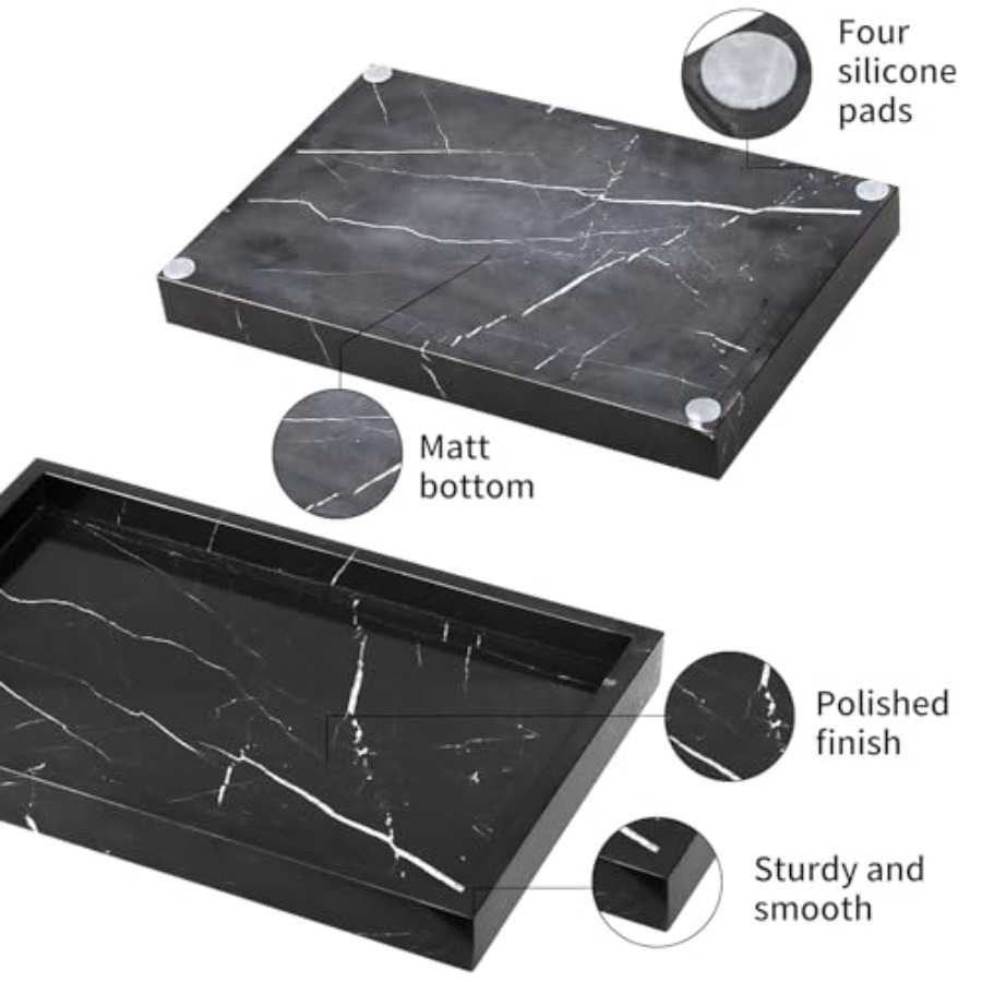 Marble Bathroom Vanity Tray, N - Home Decor You reseña y precio