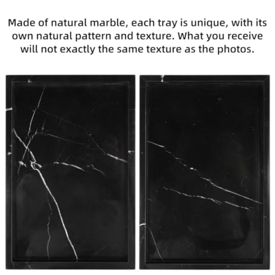 Marble Bathroom Vanity Tray, N - Home Decor You reseña y precio