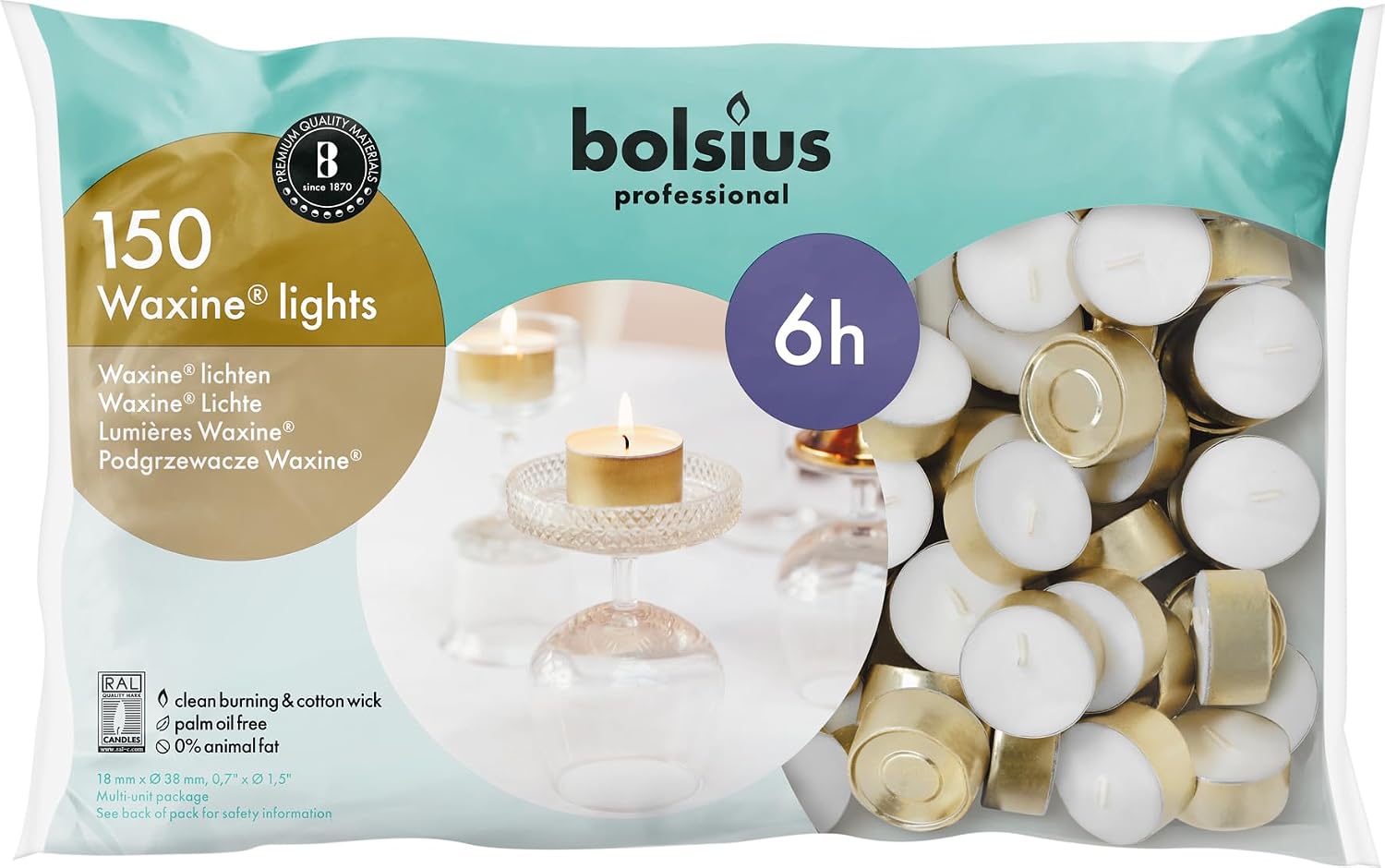 Unscented Tealight Candles 150 - Home Decor Free Images reseña y precio