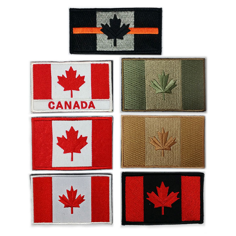Embroidered Canada Flag Quebec - Home Decor Canada reseña y precio