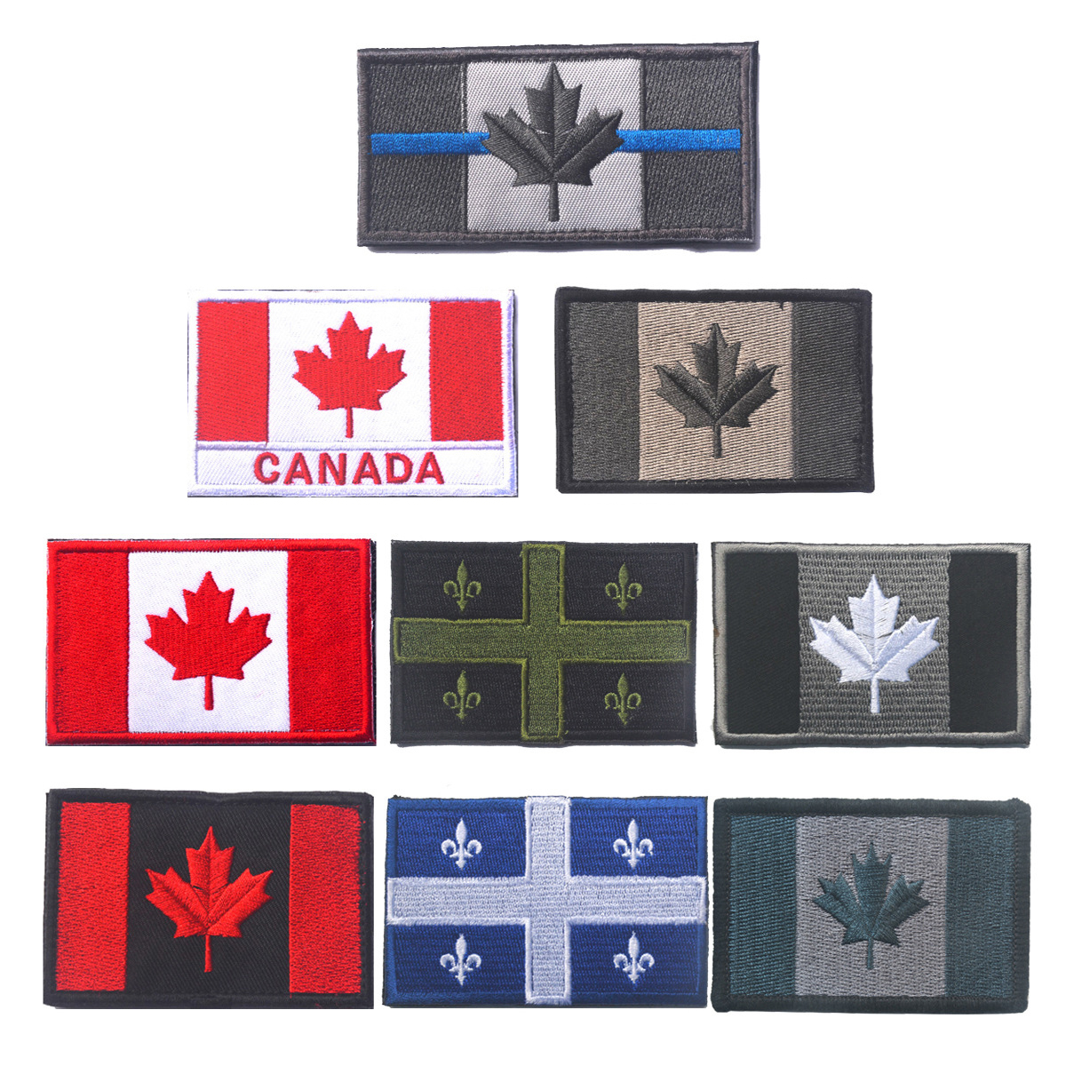 Embroidered Canada Flag Quebec - Home Decor Canada reseña y precio