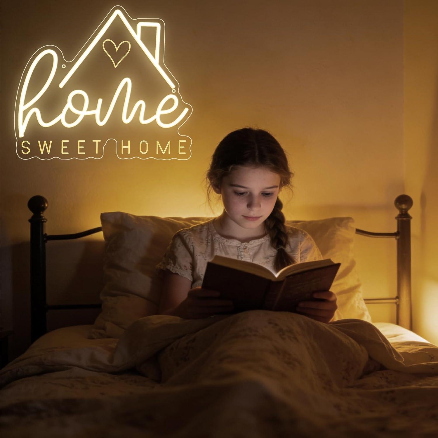 Sweet Home Neon Sign USB Dimma - Home Decor Living reseña y precio