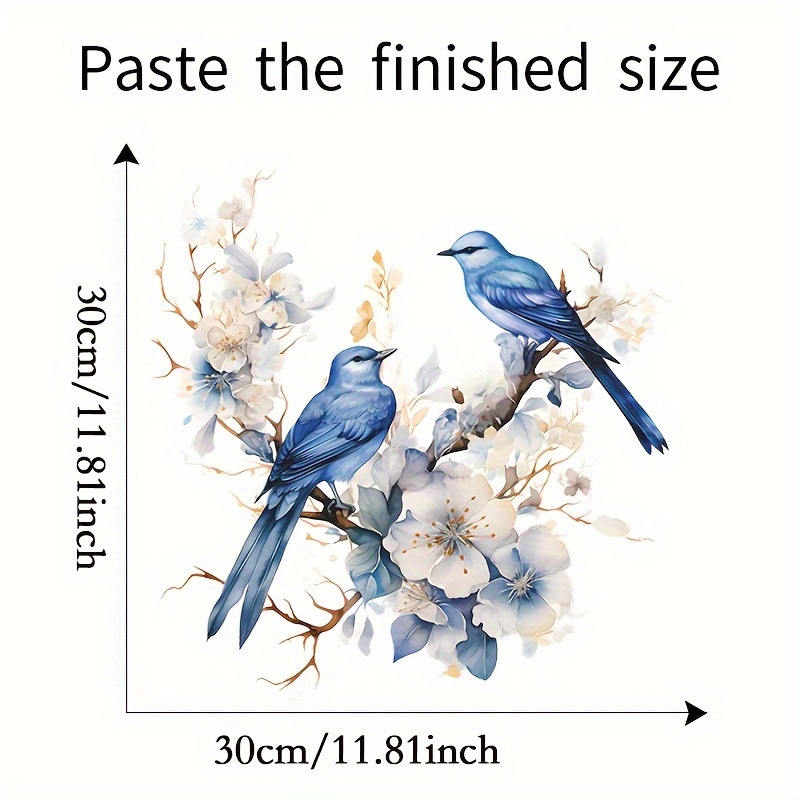 1 Piece of Watercolor-Style Bi - Home Decor Locations reseña y precio