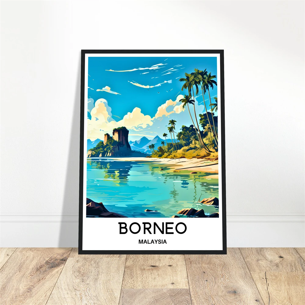 Penang Malaysia Travel Poster  - Home Decor Malaysia reseña y precio