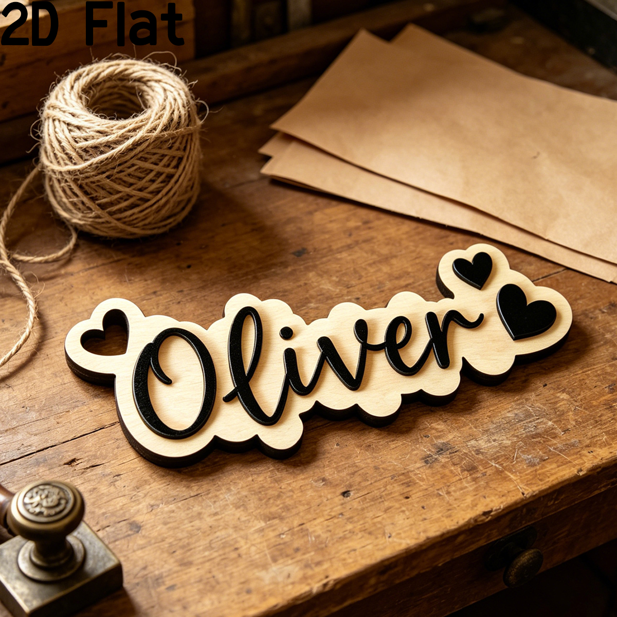 1Pc Custom Love Decor Wooden A - Home Decor Diy reseña y precio