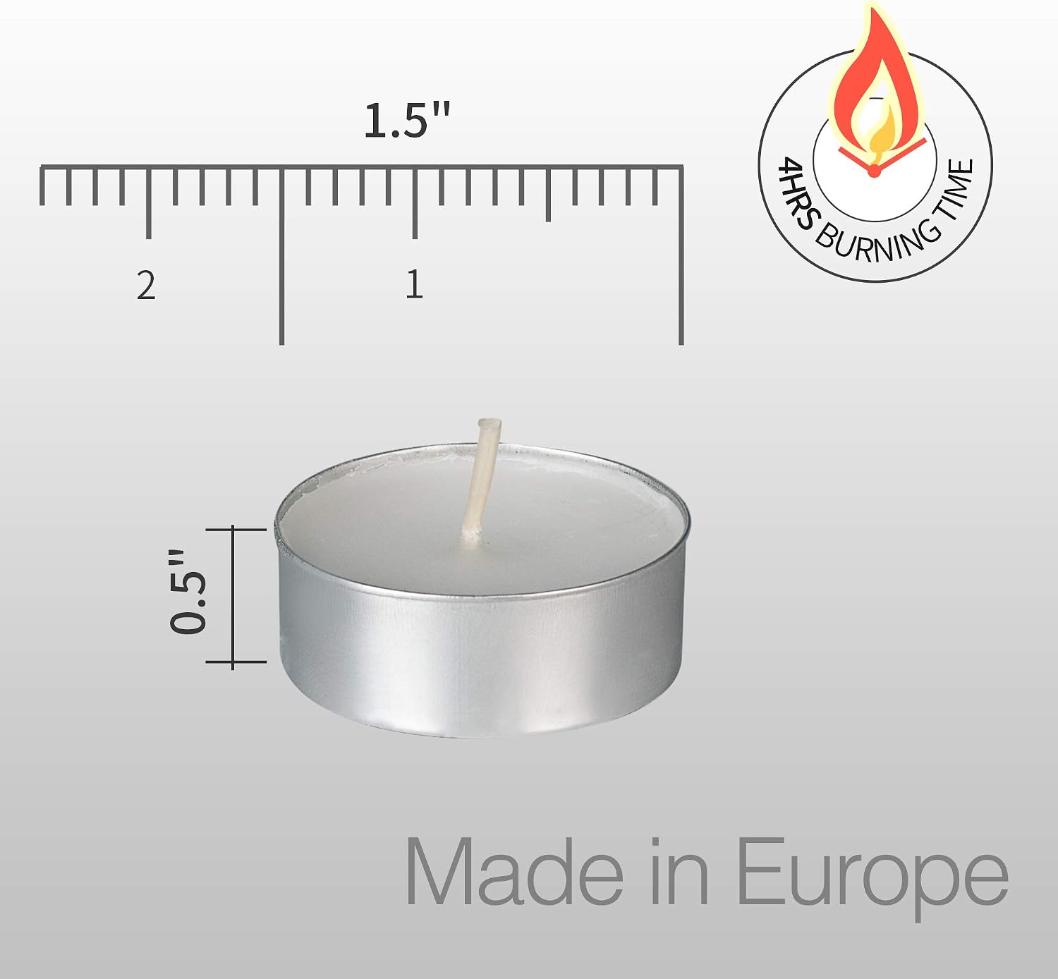 Unscented Tealight Candles 4-H - Home Decor Free Images reseña y precio
