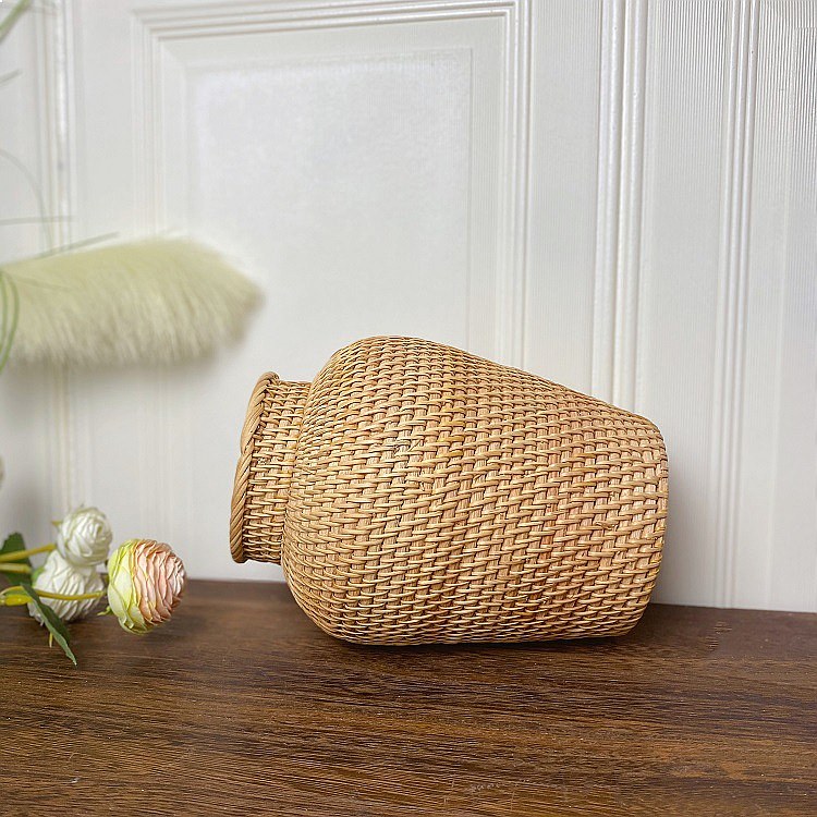 Vietnam Rattan Woven Vase Mini - Home Decor Vietnam reseña y precio