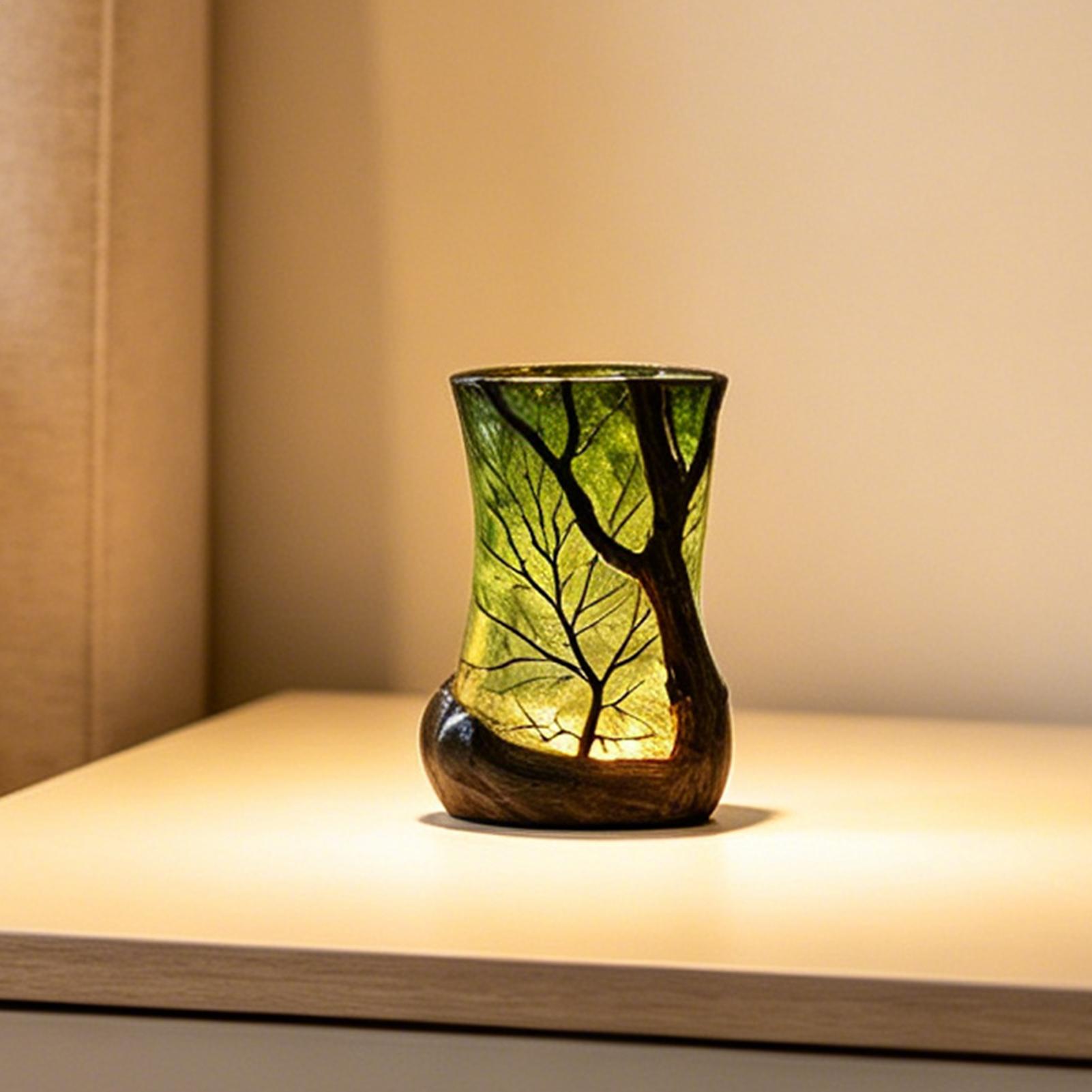 Bedside Table Lamp Forest Nigh - Home Decor Lighting reseña y precio