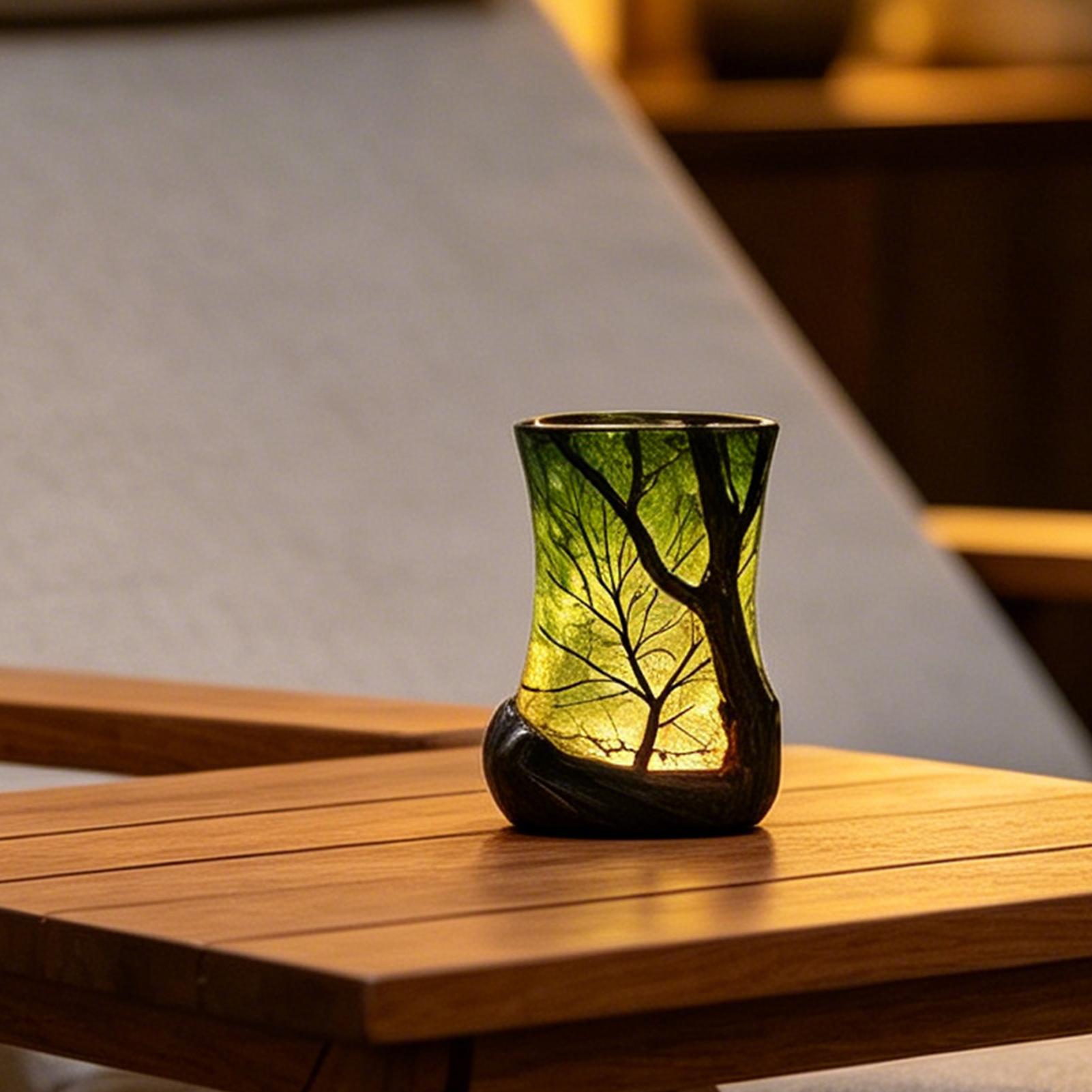 Bedside Table Lamp Forest Nigh - Home Decor Lighting reseña y precio