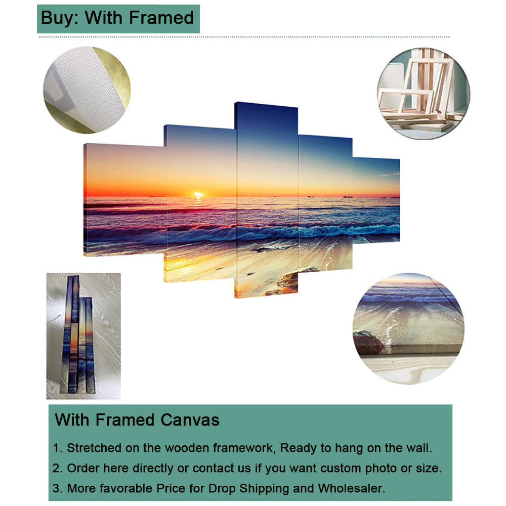 5 Pieces Canvas Wall Arts Post - Home Decor Mobile Game reseña y precio
