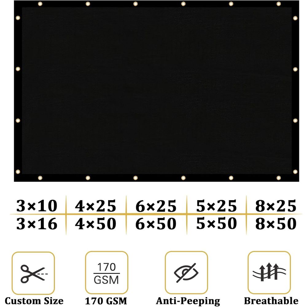 4' X 50' ence Privacy Sn Heavy - Home Decor You reseña y precio