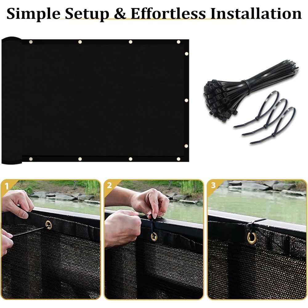 4' X 50' ence Privacy Sn Heavy - Home Decor You reseña y precio