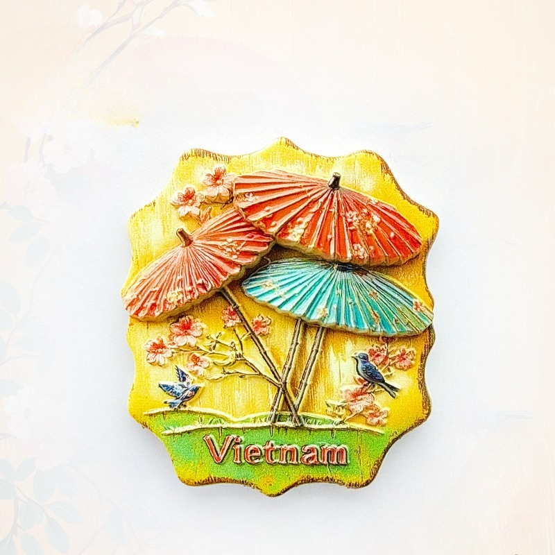 Vietnam Umbrella Fridge Magnet - Home Decor Vietnam reseña y precio