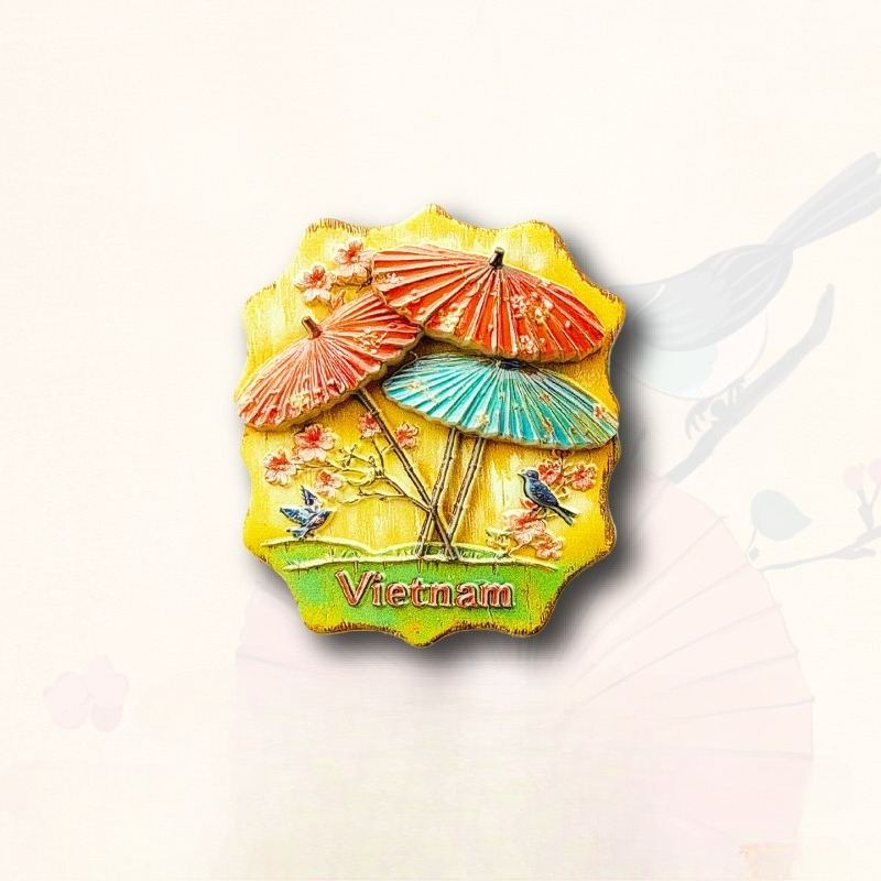 Vietnam Umbrella Fridge Magnet - Home Decor Vietnam reseña y precio