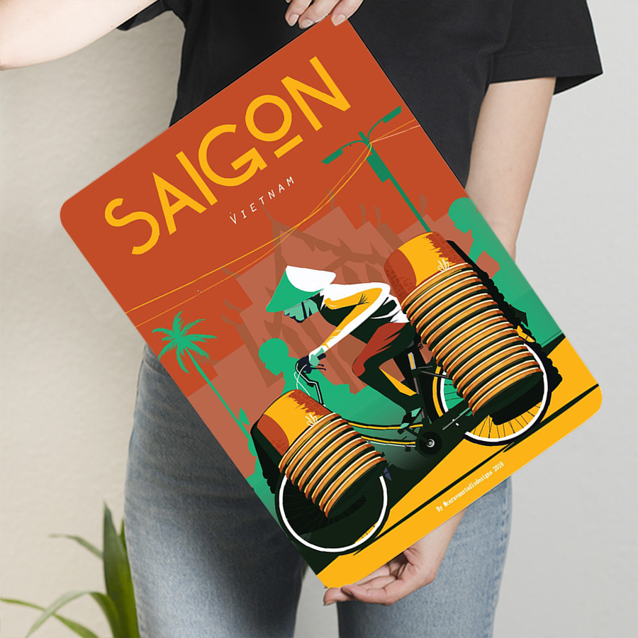 Saigon Vietnam Bicycle Vendor  - Home Decor Vietnam reseña y precio