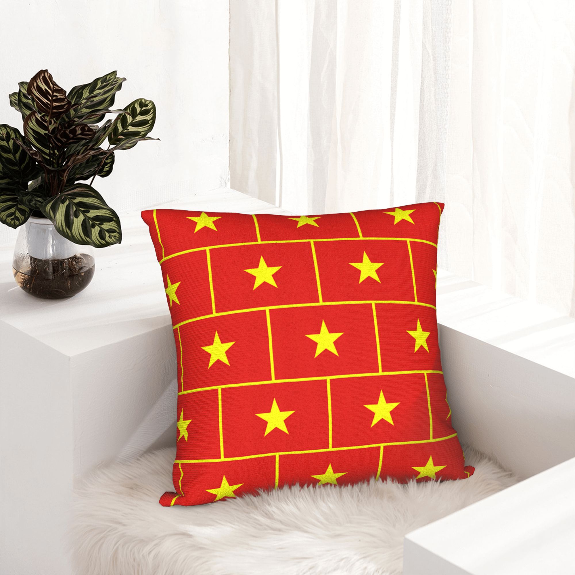 Printing Vietnam Flag Yellow S - Home Decor Vietnam reseña y precio