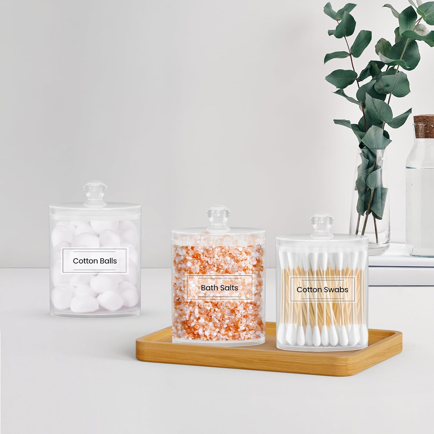 Acrylic Qtip Holder 6 Pack wit - Home Decor Free Images reseña y precio