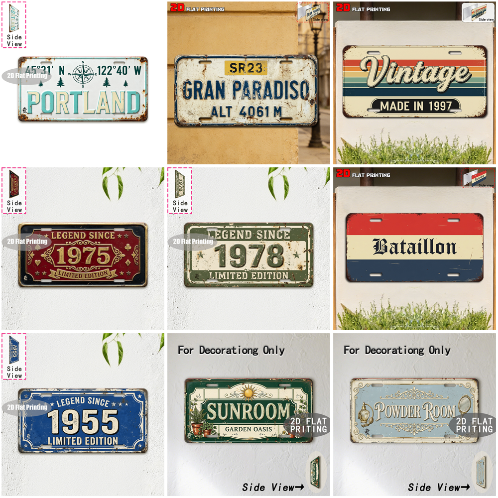 Retro Letter Number Location T - Home Decor Locations reseña y precio
