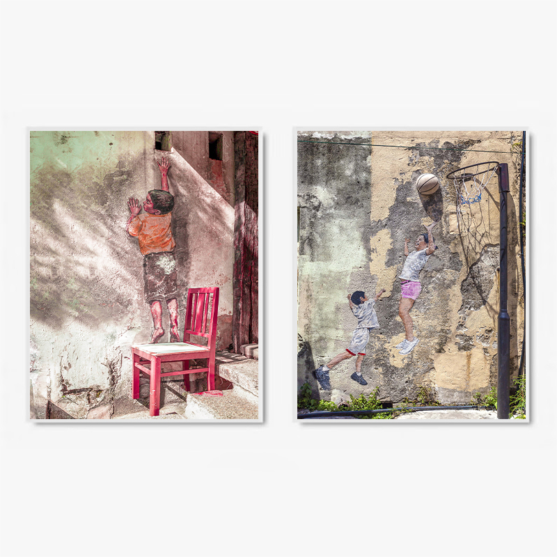 Penang Malaysia Children on Bi - Home Decor Malaysia reseña y precio