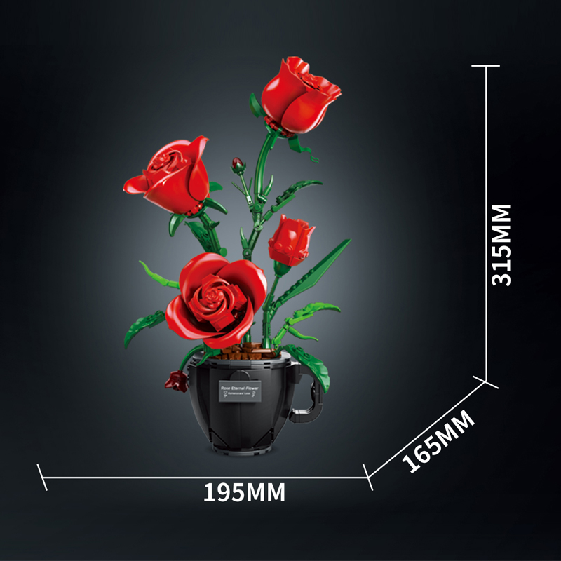 MOC Coffee Cup Flower Building - Home Decor Daisy reseña y precio
