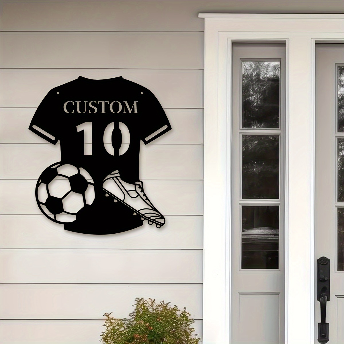 Custom Metal Soccer Jersey Sig - Home Decor Living reseña y precio