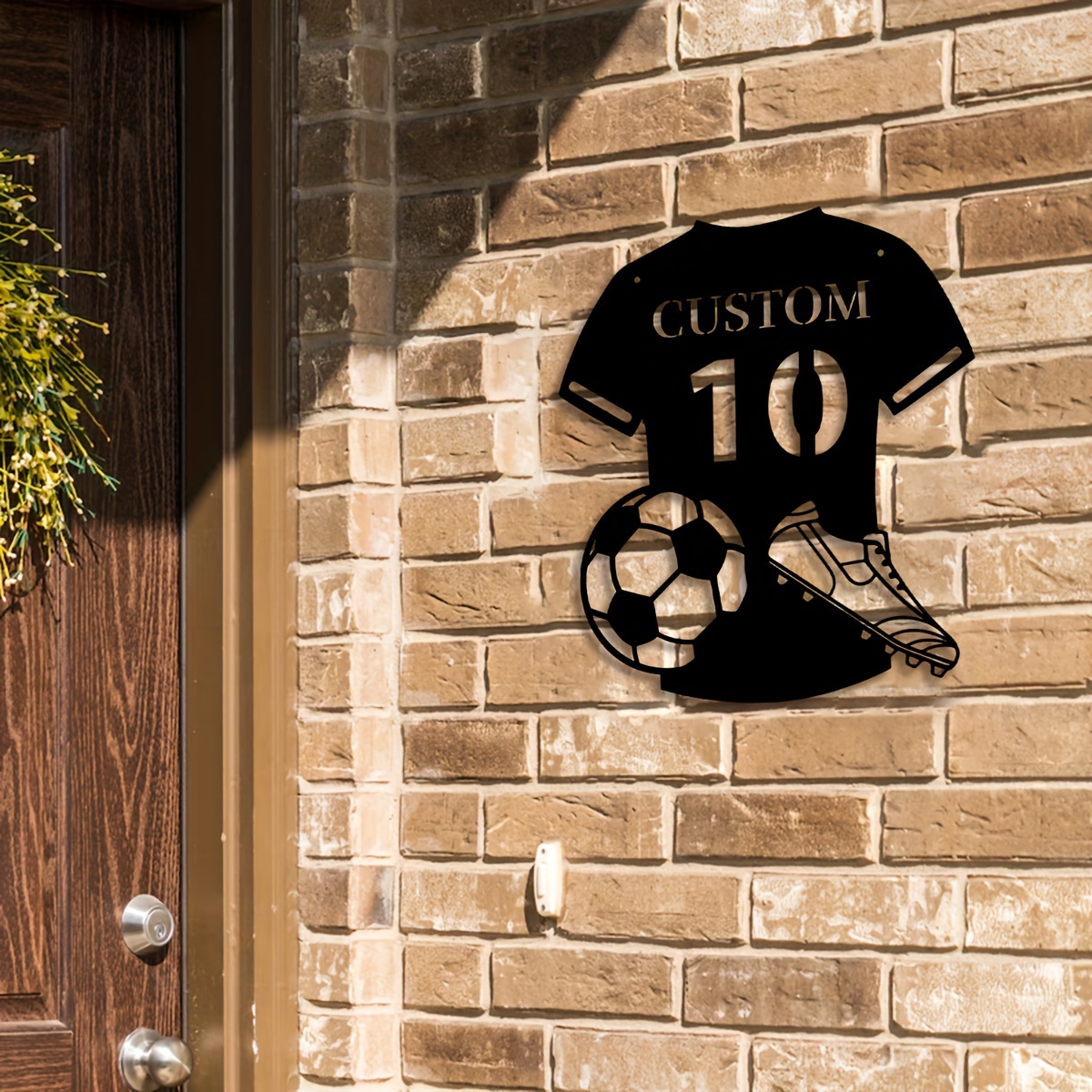 Custom Metal Soccer Jersey Sig - Home Decor Living reseña y precio