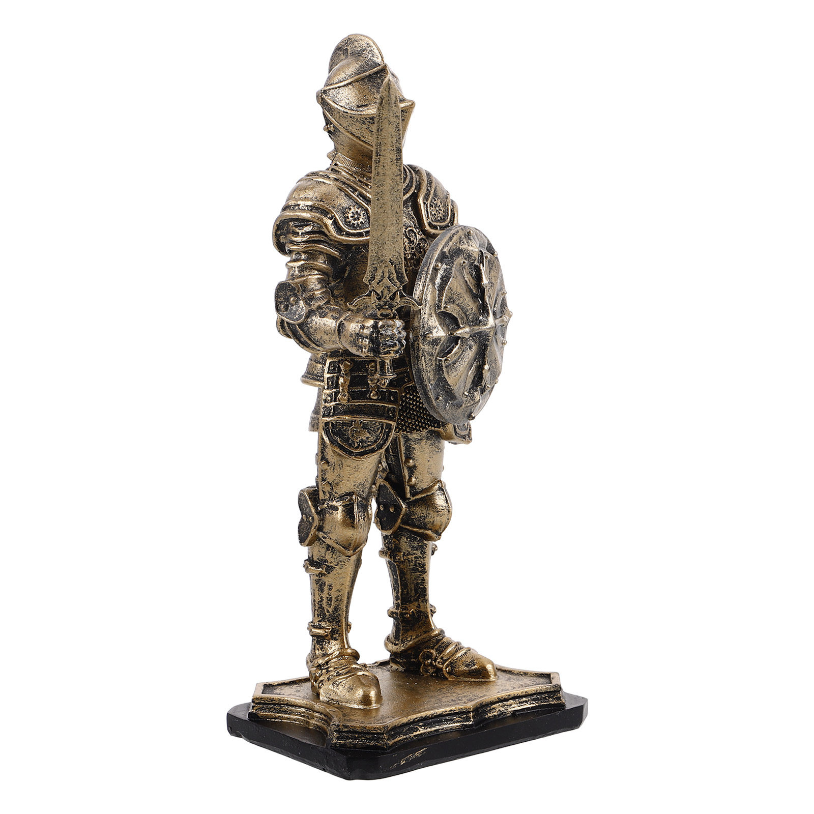 Standing Knights Resin Sculptu - Home Decor Medieval reseña y precio