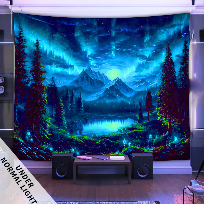 VIKAMA Starry Sky Mountain Ran - Home Decor Range reseña y precio