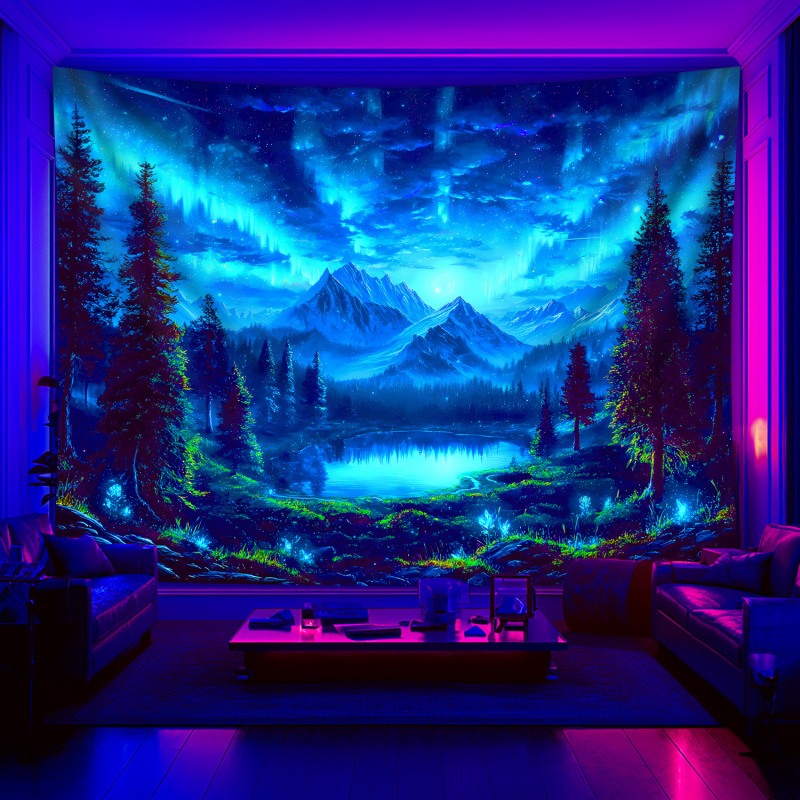VIKAMA Starry Sky Mountain Ran - Home Decor Range reseña y precio