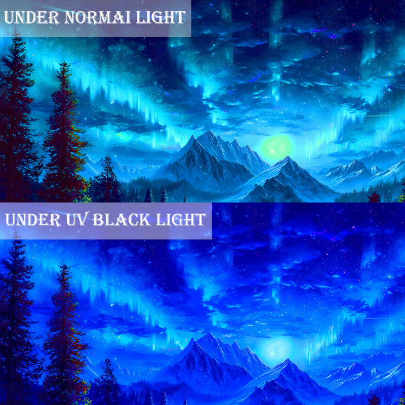 VIKAMA Starry Sky Mountain Ran - Home Decor Range reseña y precio