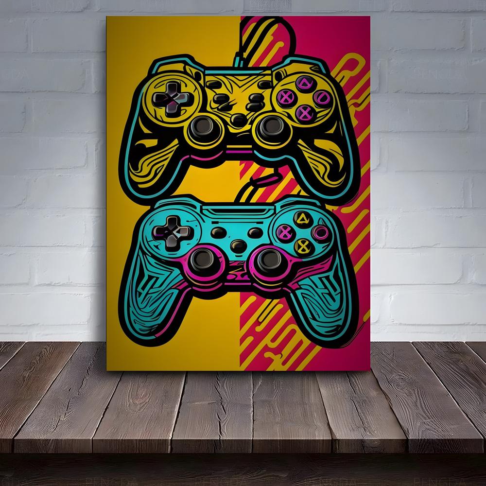 Retro Mobile Game Poster PC Ho - Home Decor Mobile Game reseña y precio