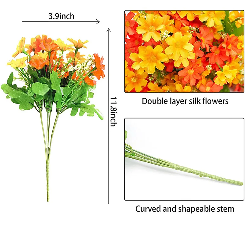 32cm Artificial Flower Jumping - Home Decor Daisy reseña y precio