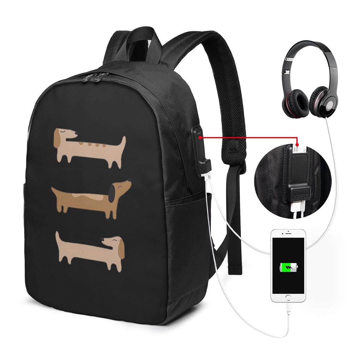 Home Decor - Dachshund Backpac - Home Decor You reseña y precio