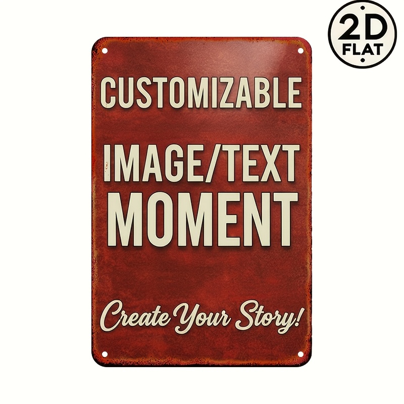 Customizable Image/Text Metal  - Home Decor Free Images reseña y precio